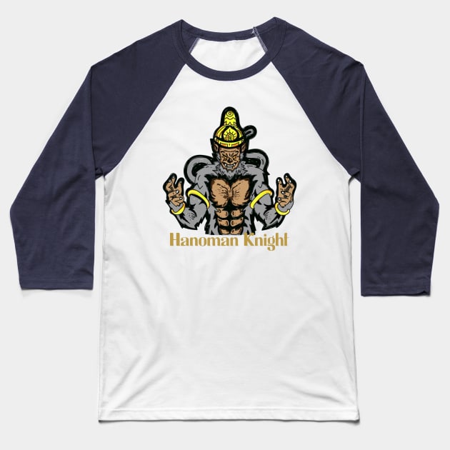 Hanoman the Monkey Warrior Baseball T-Shirt by RiyanRizqi